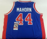 Rick Mahorn Signed Detroit Pistons Jersey (JSA COA) 1989 NBA Champion Bad Boys
