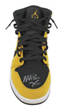 Lakers Magic Johnson Signed 2018 Nike Air Jordan 1 Mid Size 10 Shoes w/ Box BAS
