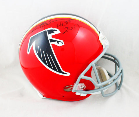 Deion Sanders Signed Falcons F/S 66-69 TB Authentic Helmet W/HOF- Beckett W Auth