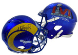 MATTHEW STAFFORD Autographed Champs Logo Rams Authentic Helmet FANATICS