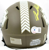 Jared Allen Signed Chiefs Salute to Service Speed Mini Helmet-Beckett W Hologram