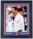 Mike Ditka Signed Bears 23.5 x 27.5 Custom Framed Photo Display (JSA COA)