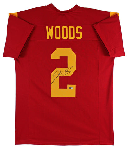 USC Robert Woods Authentic Signed Maroon Pro Style Jersey Autographed BAS Wit