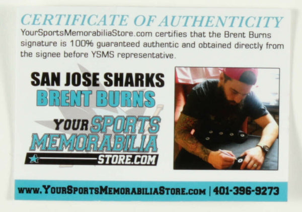 Brent Burns Signed San Jose Sharks Reebok Jersey (Beckett) All