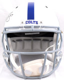 Reggie Wayne Autographed Indianapolis Colts F/S 2020 Speed Helmet- PSA *Black