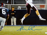 Mike Evans Autographed *Blue Texas A&M 16x20 In Air Against Ole Miss Photo-