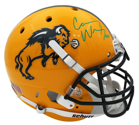Carson Wentz Signed North Dakota Bison Schutt Authentic NCAA Helmet