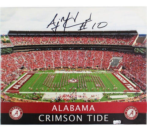 AJ McCarron Signed Alabama Crimson Tide 16x20 Wrapped Canvas - Stadium