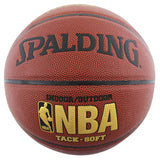 Lakers Magic Johnson & James Worthy Signed Spalding Basketball BAS Witnessed