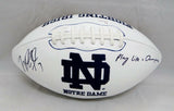Will Fuller Autographed Notre Dame Irish Logo Football- JSA W Play Like a Champ