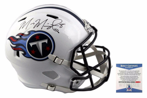 Marcus Mariota Autographed Signed Tennessee Titans Speed Rep Helmet - Beckett