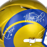 MATTHEW STAFFORD / COOPER KUPP Autographed Flash Authentic Rams Helmet FANATICS