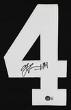 Iowa A.J. Epenesa Authentic Signed Black Pro Style Jersey Autographed BAS Wit