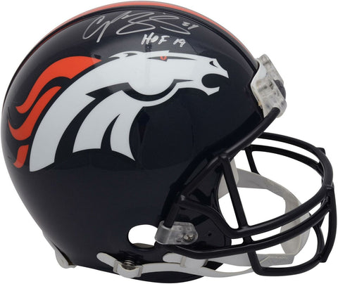 Champ Bailey Denver Broncos Signed Authentic Pro-Line Helmet & "HOF 19" Insc