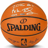 BEN SIMMONS Autographed 76ers "2016 #1 Pick" Authentic Basketball UDA LE 125