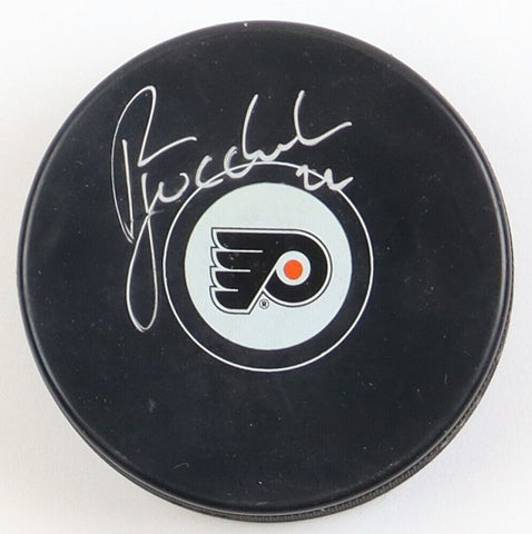 Rick Tocchet Signed Philadelphia Flyers Puck (Beckett) 440 NHL Goals / 1984-2002