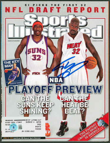 Shaquille O'Neal Signed 2005 Sports Illustrated Magazine BAS Witnessed #W252605