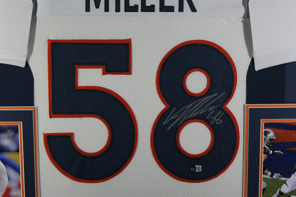 von miller framed jersey