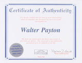 Walter Payton Signed Bears 23x27 Custom Framed Index Card Display (Payton COA)