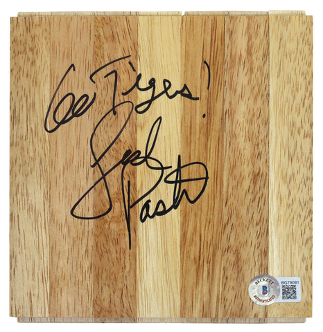Memphis Josh Pastner "Go Tigers" Authentic Signed 6x6 Floorboard BAS #BG79091