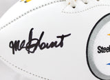 Mel Blount Autographed Pittsburgh Steelers Logo Football w/HOF-Beckett W Holo