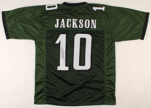 DeSean Jackson Signed Philadelphia Eagles Green Jersey (JSA COA) Wide Receiver