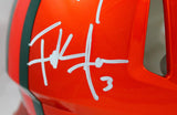 Sapp, Irvin, Johnson, Lewis, Gore Signed F/S Miami Flash Speed Auth. Helmet-BAW