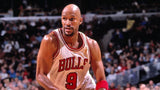 Ron Harper Signed Chicago Jersey (PSA COA) 3x Bulls World Champ Guard 1996-1998