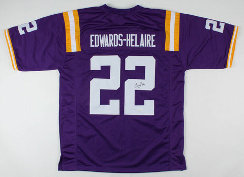 Clyde Edwards-Helaire Signed LSU Tigers Jersey (JSA COA) K C Chiefs Rookie R.B.