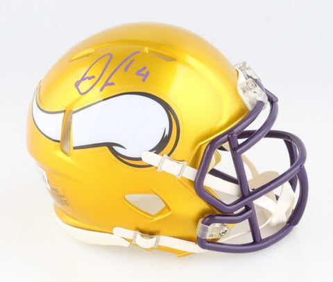 Dalvin Cook Signed Minnesota Vikings Mini-Helmet (Beckett) 4xPro Bowl Running Bk