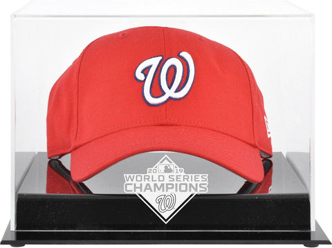 Washington Nationals 2019 World Series Champions Acrylic Logo Cap Display Case