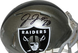 Josh Jacobs Autographed Las Vegas Raiders Flash Mini Helmet Beckett 35367