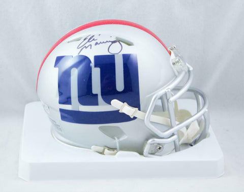 Eli Manning Signed New York Giants AMP Speed Mini Helmet - Fanatics Auth *Black