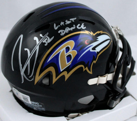 Ray Lewis Signed Baltimore Ravens Speed Mini Helmet w/Last Dance-Beckett W Holo