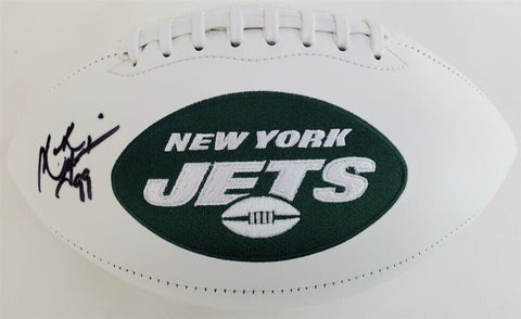 Mark Gastineau Signed Jets Logo Football (JSA COA) Member New York Sack Exchange