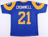 Nolan Cromwell Signed Los Angeles Rams Jersey (JSA) Super Bowl XXXI Champ Coach