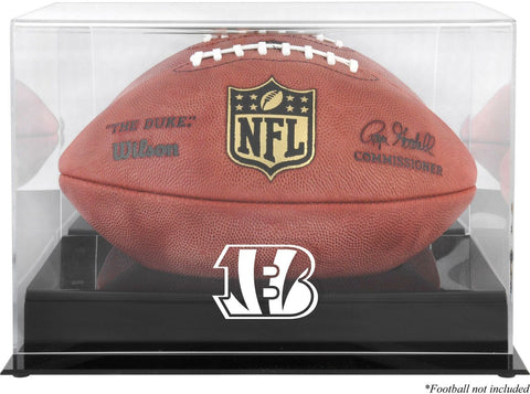 Cincinnati Bengals Black Base Football Display Case - Fanatics