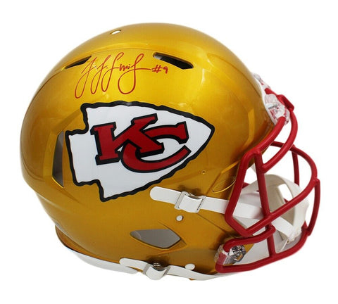 JuJu Smith-Schuster Signed Kansas City Chiefs Speed Authentic Flash NFL Helmet