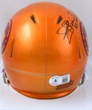 Joe Theismann Signed WFT Flash Speed Mini Helmet w/83 MVP-Beckett W Holo *Black
