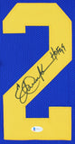 Eric Dickerson "HOF 99" Authentic Signed Blue Pro Style Jersey BAS Witnessed