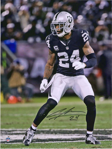Charles Woodson Oakland Raiders Autographed 16" x 20" Stance Photograph