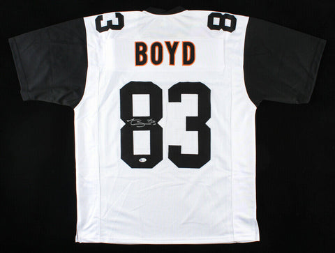 Tyler Boyd Signed Cincinnati Bengals White Jersey (Beckett COA) Ex Pitt Receiver