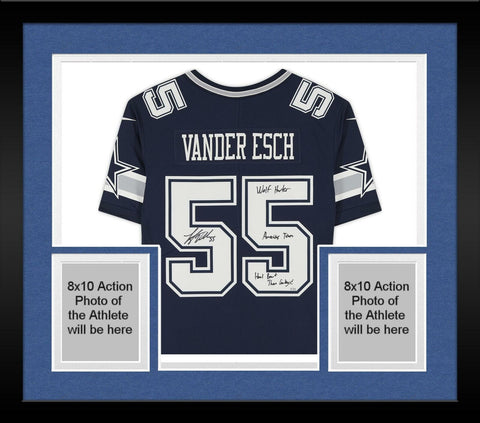 Frmd Leighton Vander Esch Cowboys Signed Navy Limited Jersey & Inscs - LE 55