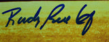 Rudy Ruettiger Autographed 8x10 Movie Poster Photo- Beckett W Hologram *Blue