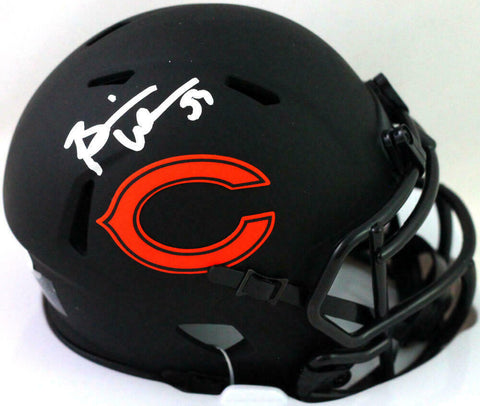 Brian Urlacher Signed Chicago Bears Eclipse Speed Mini Helmet - Beckett W*Silver