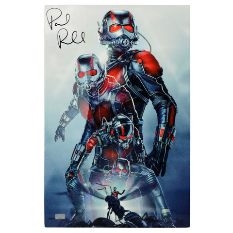 Paul Rudd Autographed Ant-Man Morph 12x18 CinaPanel