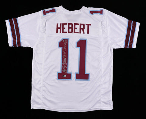 Bobby Hebert Signed Michigan Panthers Jersey U.S.F.L. Champs 83' MVP Beckett COA