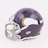 Alan Page Signed Minnesota Vikings Mini Helmet (Beckett) Purple People Eater D.T