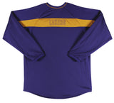 Lakers Magic Johnson Authentic Signed Purple Nike Warmup Shirt BAS Wit #W205616
