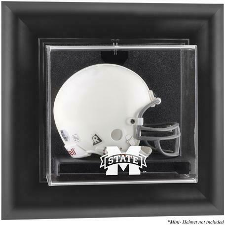 Mississippi State Black Framed Wall-Mountable Mini Helmet Case - Fanatics